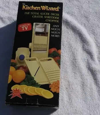 Kitchen Wizard Slicer Dicer Grater Shredder Chopper (Vintage) • $27.99