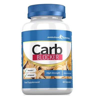 £7.99 • Buy Carb Blocker With Vitamin C 60 Capsules White Kidney Bean Evolution Slimming