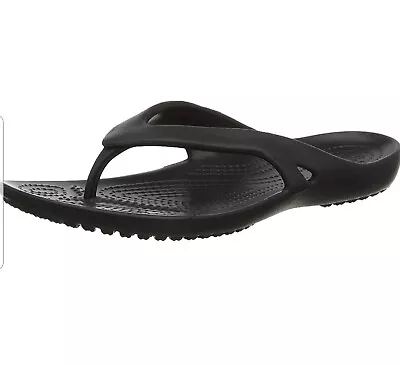 Crocs Kadee II Flip Womens Sandal US Sizes 6 Black 202492 NEW  $39.95 • $24.83