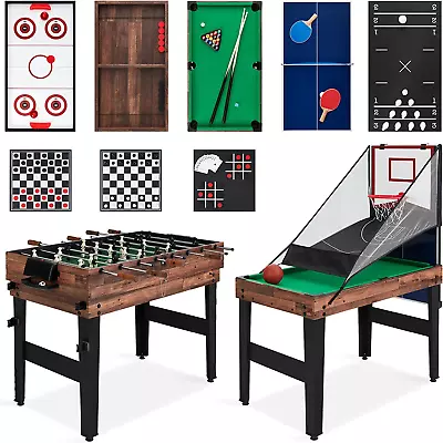 13-In-1 Combo Game Table Set For Home Game Room Friends & Family W/Ping Pong  • $269.99