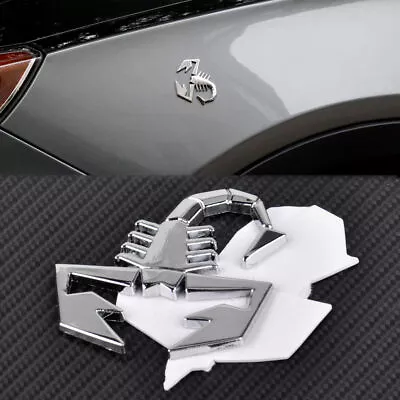 3D Metal Scorpion Badge Emblem Decal Scorpion Chrome Car Sticker For Abarth Car • $11.78