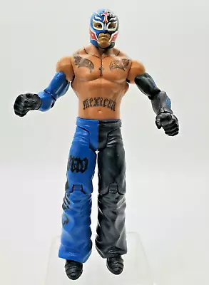 Mattel 2011 WWE Rey Mysterio Mexican Action Figure Blue Black Pants • $17.99