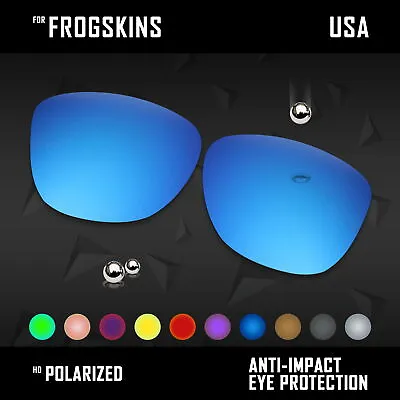 Anti Scratch Polarized Replacement Lenses For-Oakley Frogskins OO9013 Options • $12.75