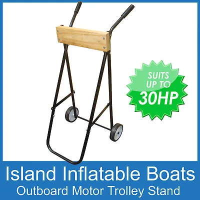 $94.90 • Buy OUTBOARD MOTOR TROLLEY & STAND Suits Up To A 30hp - NEW - Protect Your Outboard