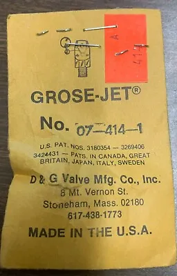 Grose Jet 414 Fits Mikuni 17-34mm Carburetors 07-414-1 (0079) Nuaksf • $25.99