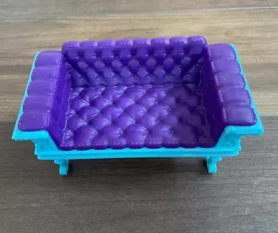 Monster High Deadluxe High School Playset. Purple & Blue Couch Sofa Furniture • $5