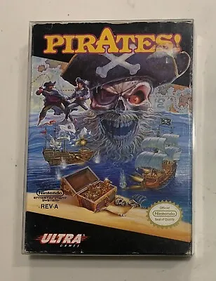 Pirates NES CIB Complete With Mint Map & Manual- Saves! • $175