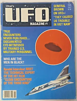 Ideal’s UFO Magazine #1 First Issue March 1978 True Encounters Men In Black • $11.99