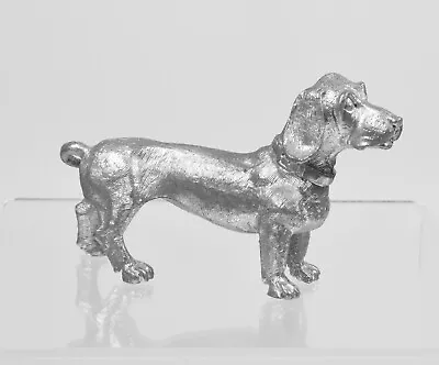 Lovely Silver Coloured Metal Dachshund Dog Figure By ©MM • £12.99