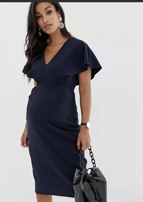 $40 • Buy Maternity Asos Midi Pencil Dress Size 10 Brand New With Tags