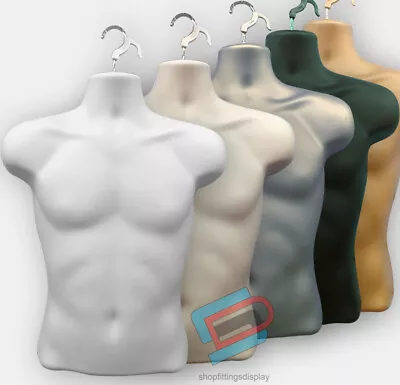 Male Hanging Mannequin Half Body Form  Bust Shop Display 3Qtr Male SDL3/4 • £15.99