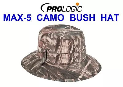 Prologic Max-5 Camo Bush Hat For Carp Fishing Hunting Shooting Will Match Suit • £19.90