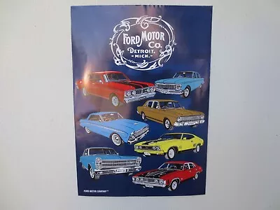 Large Poster Ford Falcon Xy Xa Gt Xb Gt Zd Fairlane Xr Gt Xm Xp • $15