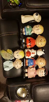 Vintage Collectable Ceramic Peanuts Characters ( 8 Dolls Included)  7-9  TALL • $79.99