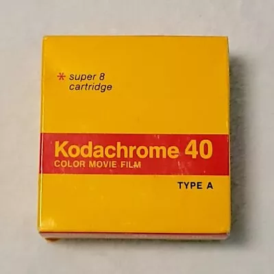 Kodachrome 40 Super 8 Color Movie Film Type A Cartridge 50’ KMA464 Exp 1983 • £14.46