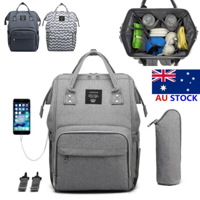 $15.68 • Buy Multifunctional Baby Diaper Nappy Backpack Waterproof Mummy Changing Bag A г