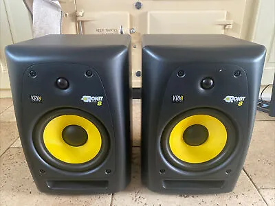 £399.99 • Buy KRK Rokit 8 RP8G2 Powered Monitor Speakers X2 EXCELLENT CONDITION