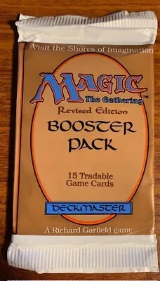 MTG Magic The Gathering Revised Edition Pack NIP Free Shipping • $299.88