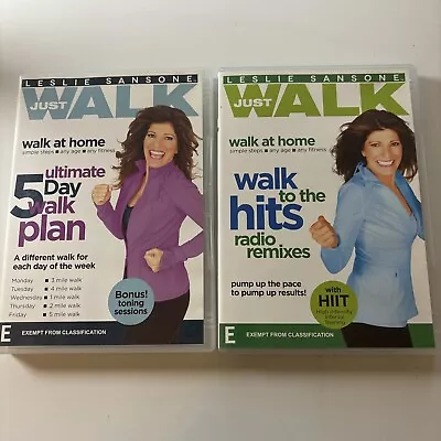 Leslie Sansone: Walk To The Hits / 5 Day Walk Plan DVD NEW Region 4 • $39.99