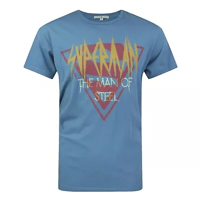 Junk Food Mens The Man Of Steel Superman T-Shirt NS8038 • £30.59