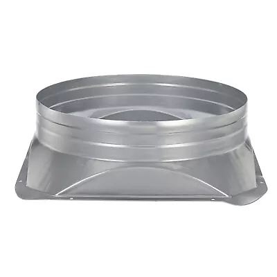 10 Inch Duct Connector Flange Square To Round Interface Straight Pipe Flange • $30.07