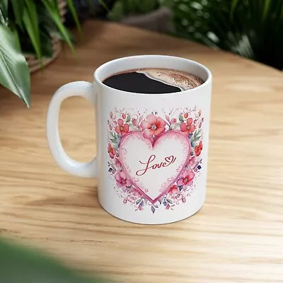 Cute Valentines Day Coffee Mug Valentines Day Mug Gift For Her Gift For Wife • $26.99