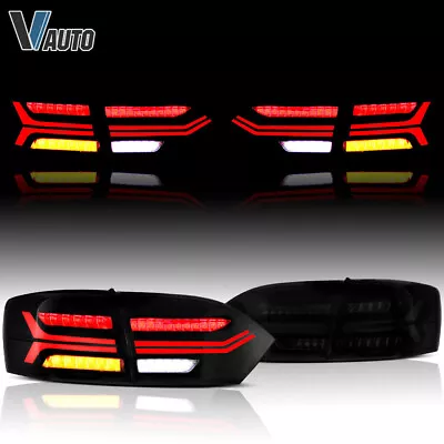 All Smoked Led Tail Lamps Fit For Volkswagen VW Jetta 2011-2014 Rear Lights 4pcs • $219.99