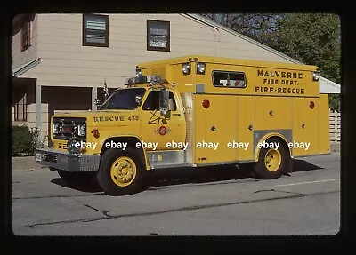 Malverne NY 1983 GMC Swab Rescue Fire Apparatus Slide • $5