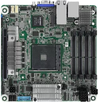 ASRock Rack Mini-ITX Server Motherboard AM4 PGA 1331 X570 AMD Ryzen 3rd Gen • $397.95