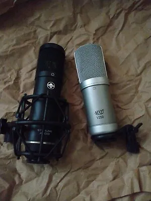 Condenser Microphone XLR Lot 2 Mics ( Sterling Audio St51 MXL V250) Used  • $75