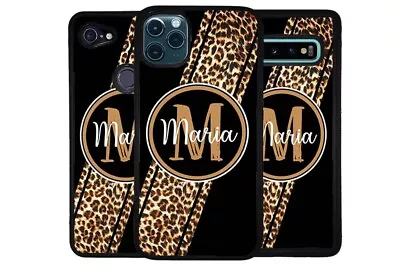 Leopard Animal Skin Stripe Personalized Phone Case For Apple Samsung LG Google • $24.99