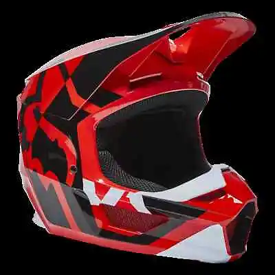 Fox Racing Youth V1 LUX Helmet Red • $74.99