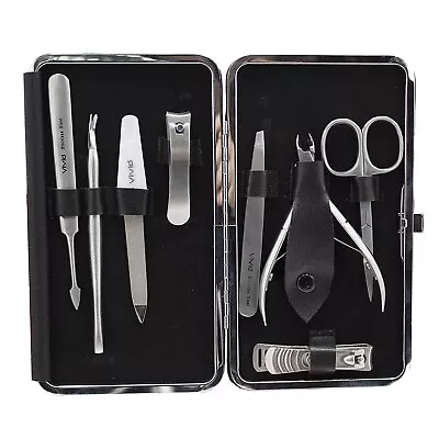 Pedicure / Manicure Set Nail Clippers Men/Women Travel Grooming Kit Case • $17.99