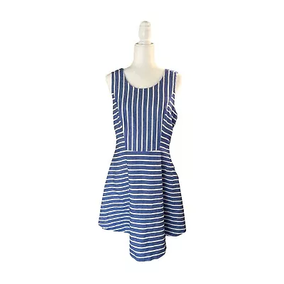 NWOT Women's Vineyard Vines Striped Linen Blend Dress;  Size 10 • $21