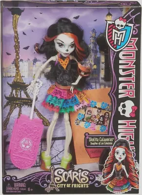 2012 Monster High Scaris City Of Frights Skelita Calaveras 100% Complete Box • $89