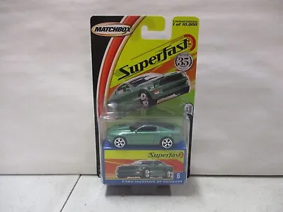Matchbox Superfast 35th Anniversary Ford Mustang GT Concept 6 Lot 1 • $7.99