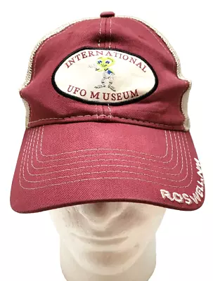 International UFO Museum  Roswell NX Ball Cap Trucker Hat Faded Snapback • $9.74