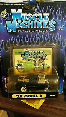 '29 Model A Truck Black Muscle Machines Funline Rare Vintage-Free Shipping • $11