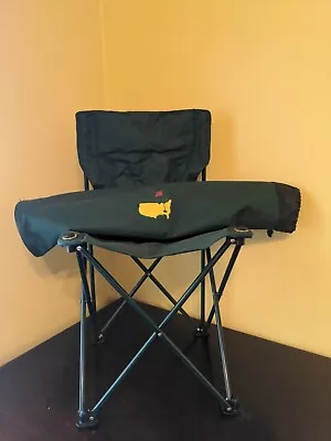 The Masters Golf Chair Green Folding W/Shoulder Sleeve Bag Augusta National • $99.99