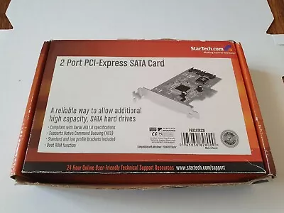 StarTech.Com PEXSATA22I 2 Port PCI Express Internal SATA II Controller Card • £20