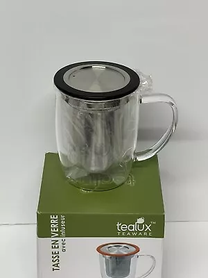 Tealux Teaware 450ml Tea Infuser With Glass Mug Model 103A • $12.50