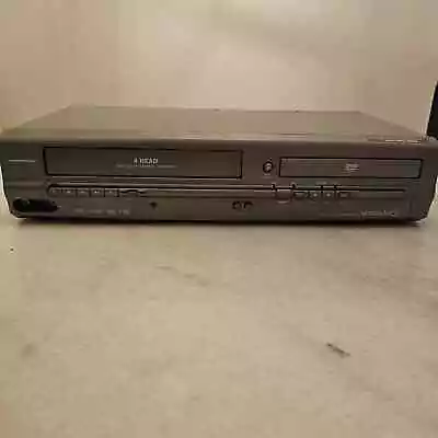 Magnavox MWD2205 Gray Wired 4-Head Combo Video Cassette Recorder/DVD Player • $65