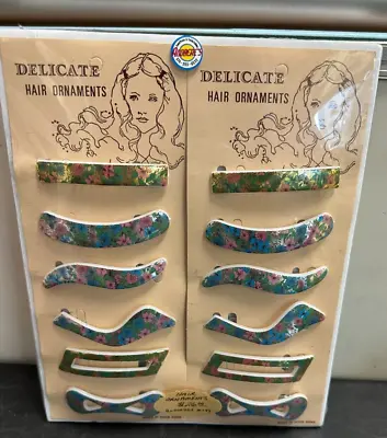 Vintage General Store Countertop Display Delicate Hair Ornaments Barettes • $18.50