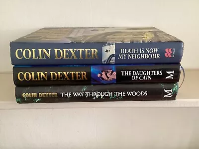 Colin Dexter  Inspector Morse First Edition Hardback Crime Novels Set Of 3 • £20