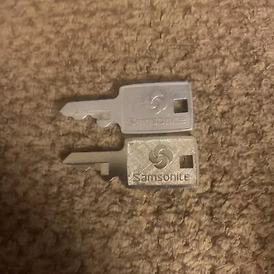 Vintage Samsonite Luggage Keys 170S Pair Aluminum Original Briefcase Key • $12.99