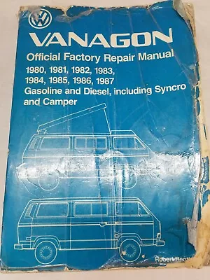 VW Vanagon Gas&deisel Including Syncro And Camper 80'-87' Repair Manual • $90