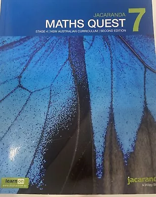 Jacaranda Maths Quest 7 Stage 4 NSW Australian Curriculum 2nd Edition • $20