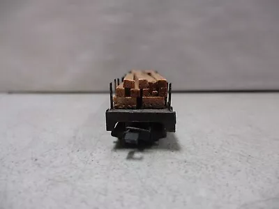 Flatcar With Lumber Rolling Stock N Scale Lot 1 • $9.99