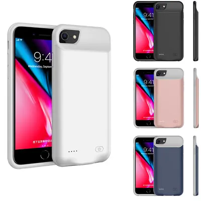 Battery Charger Case For IPhone 6S 7 8 Plus X XR XS Max SE2 3 Power Bank 8000mAh • £22.78