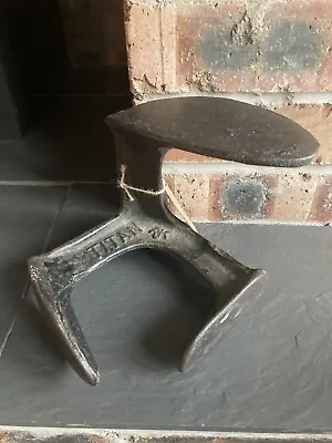 Vintage TITAN Cast Iron Anvil Shoe Last Maker Cobblers Heavy Metal Repair Tool • £25